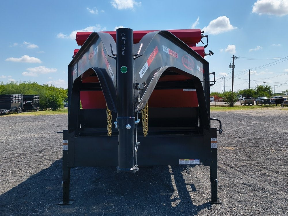 Dura Haul 14' GN Roll Off Bundle (2) 7k Axles + 3 Bins w/ 4' Walls - Roll Off Packages/14' Gooseneck - Stryker Dealership Group