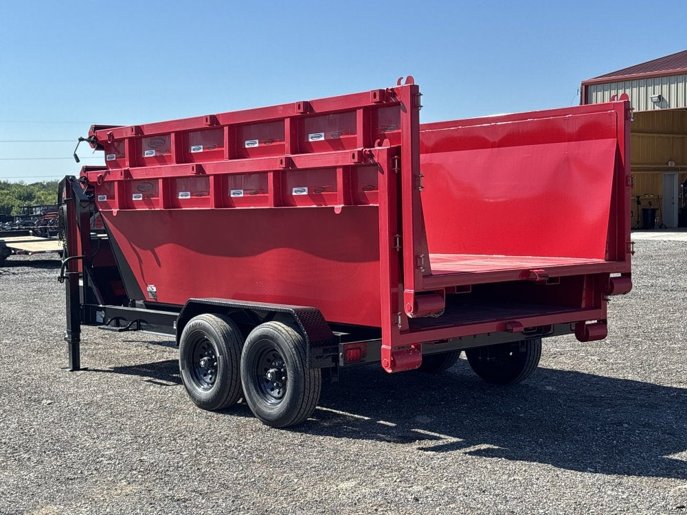 Dura Haul 14' GN Roll Off Bundle (2) 8k Axles + 2 Bins w/ 4' Walls - Roll Off Packages/14' Gooseneck - Stryker Dealership Group