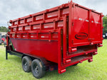 Dura Haul 14' GN Roll off Bundle (2) 8k Axles + 3 Bins w/ 4' Walls - Roll Off Packages - RO 14' Bumper Pull - Stryker Dealership Group