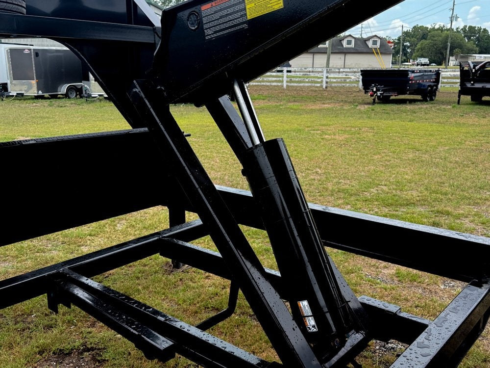 Dura Haul 14' GN Roll off Bundle (2) 8k Axles + 3 Bins w/ 4' Walls - Roll Off Packages/RO 14' Bumper Pull - Stryker Dealership Group