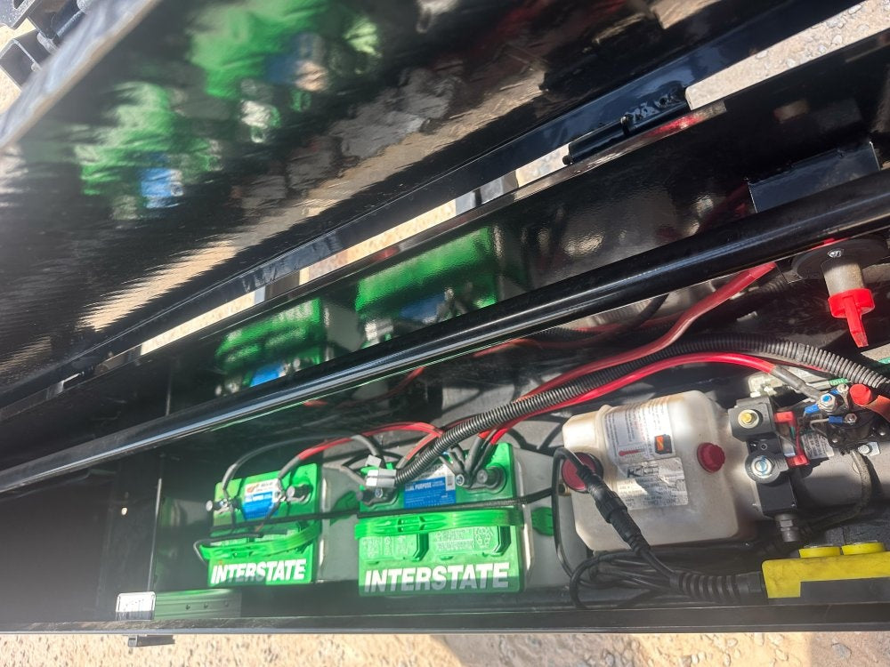 Dura Haul 14' GN Roll off Bundle (2) 8k Axles + 3 Bins w/ 4' Walls - Roll Off Packages/RO 14' Bumper Pull - Stryker Dealership Group