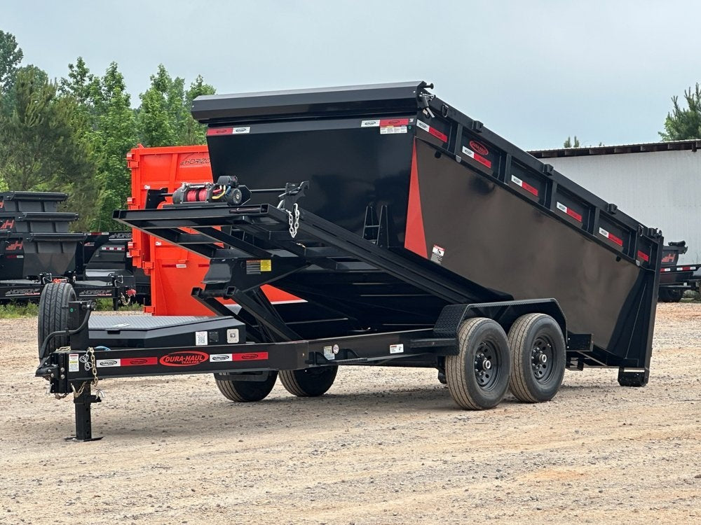 Dura Haul 16' BP Roll Off Bundle (2) 7k Axles + 3 Bins w/ 4' Walls - Roll Off Packages - Stryker Dealership Group