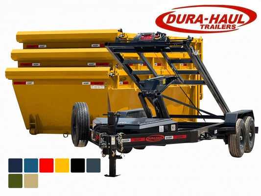 Dura Haul 16' BP Roll Off Bundle (2) 7k Axles + 3 Bins w/ 4' Walls - Roll Off Packages - Stryker Dealership Group