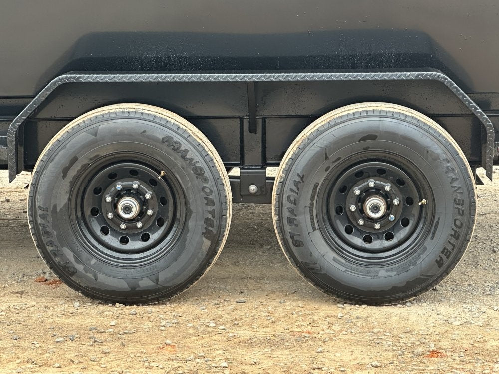 Dura Haul 16' BP Roll Off Bundle (2) 7k Axles + Bin 4' Walls - Roll Off Packages - RO 16' Bumper Pull - Stryker Dealership Group