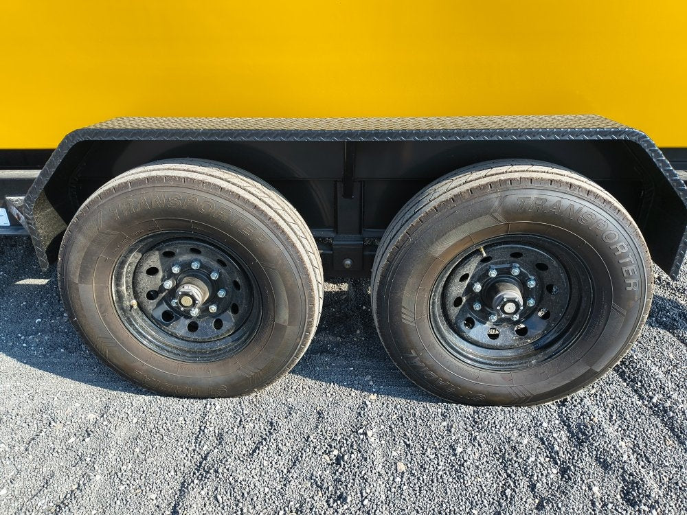 Dura Haul 16' BP Roll Off Bundle (2) 8k Axles + 3 Bins w/ 4' Walls - Roll Off Packages/16' Bumper Pull - Stryker Dealership Group