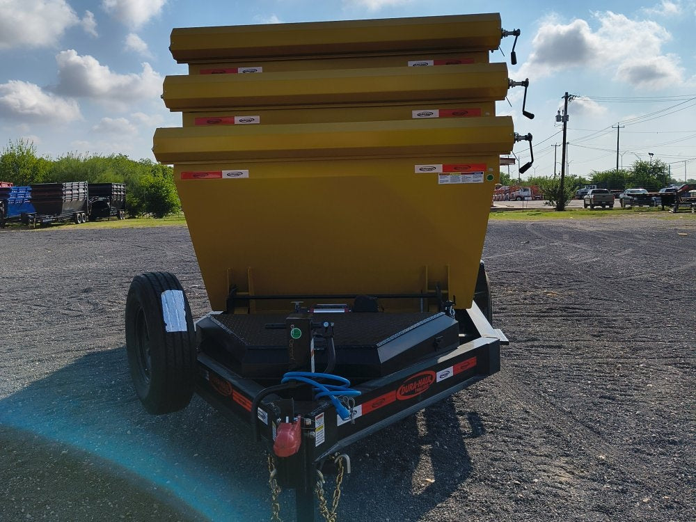 Dura Haul 16' BP Roll Off Bundle (2) 8k Axles + 3 Bins w/ 4' Walls - Roll Off Packages/16' Bumper Pull - Stryker Dealership Group