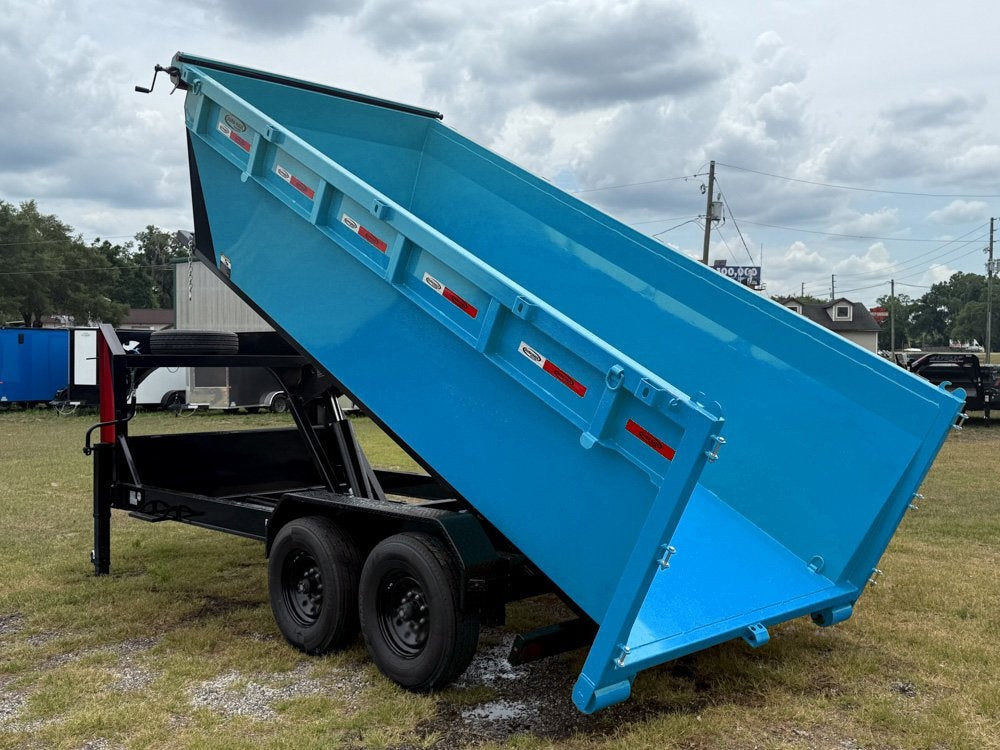 Dura Haul 16' GN Roll off Bundle (2) 7k Axles + 1 Bin w/ 4' Walls - Roll Off Packages/RO 16' Gooseneck - Stryker Dealership Group