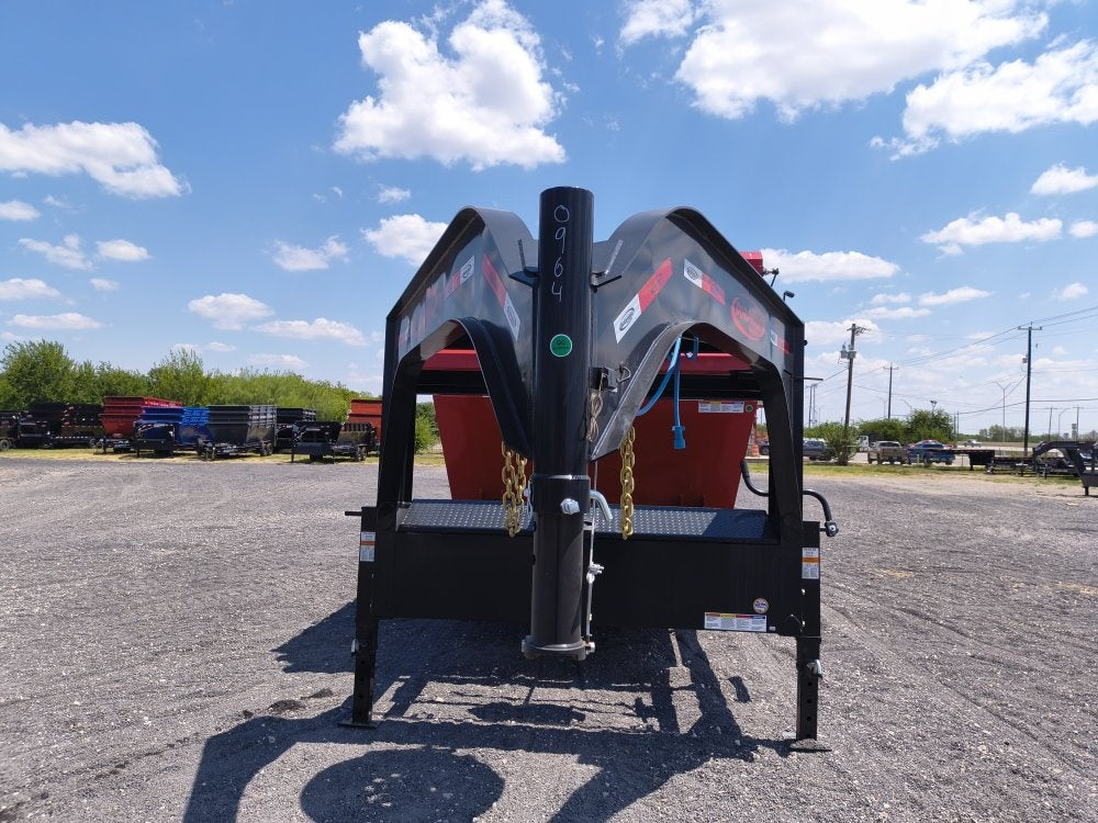 Dura Haul 16' GN Roll off Bundle (2) 7k Axles + 3 Bins w/ 4' Walls - Roll Off Packages/RO 16' Gooseneck - Stryker Dealership Group