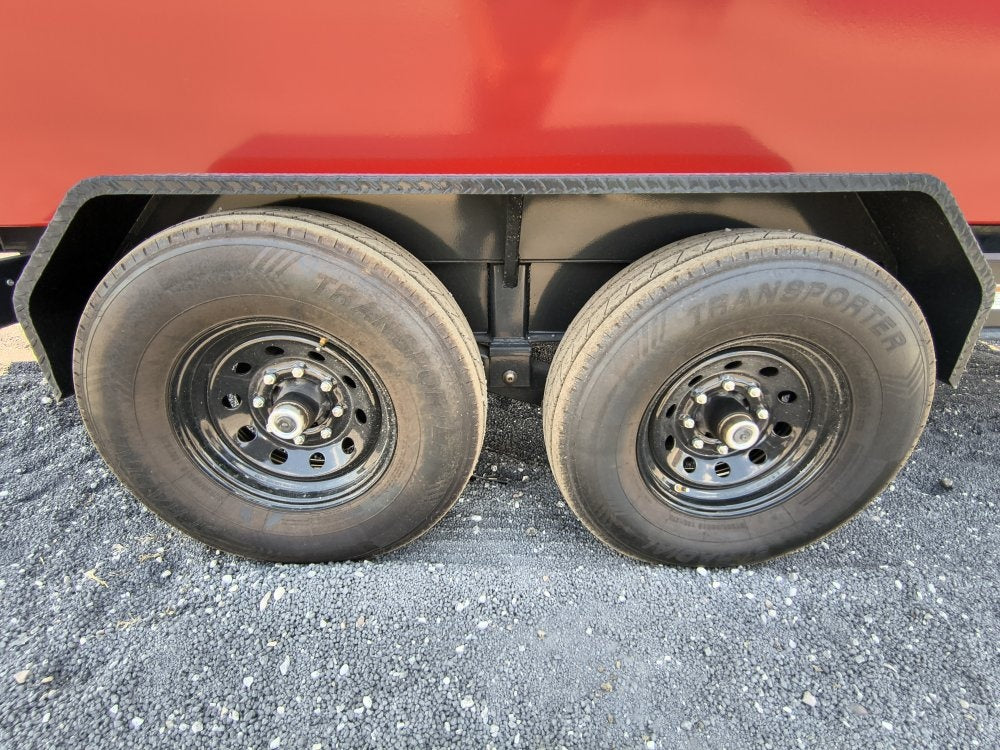 Dura Haul 16' GN Roll off Bundle (2) 7k Axles + 3 Bins w/ 4' Walls - Roll Off Packages/RO 16' Gooseneck - Stryker Dealership Group