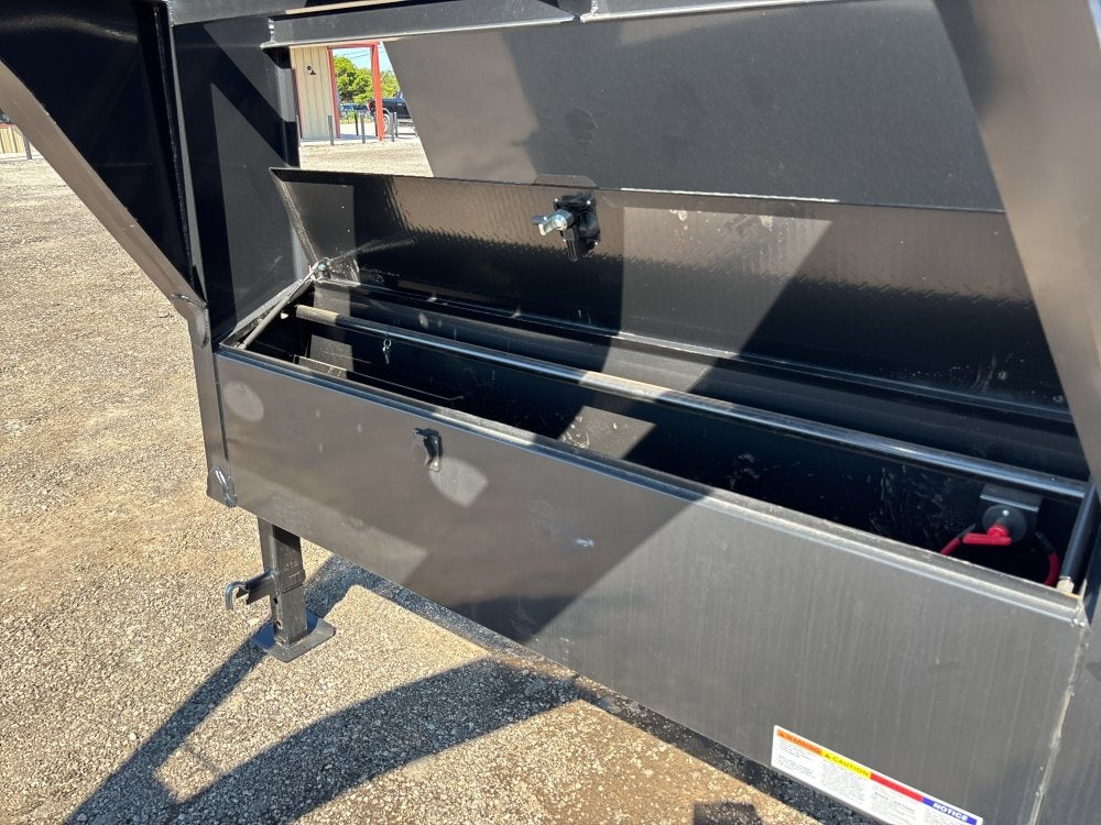 Dura Haul 16' GN Roll Off Bundle (2) 8k Axles + 2 Bins w/ 4' Walls - Roll Off Packages/16' Gooseneck - Stryker Dealership Group