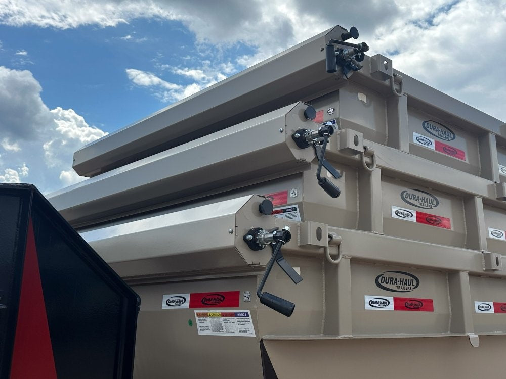 Dura Haul 16' GN Roll Off Bundle (2) 8k Axles + 3 Bins w/ 4' Walls - Roll Off Packages/16' Gooseneck - Stryker Dealership Group