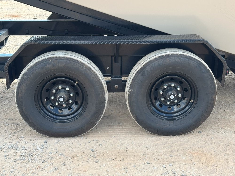 Dura Haul 16' GN Roll Off Bundle (2) 8k Axles + 3 Bins w/ 4' Walls - Roll Off Packages/16' Gooseneck - Stryker Dealership Group