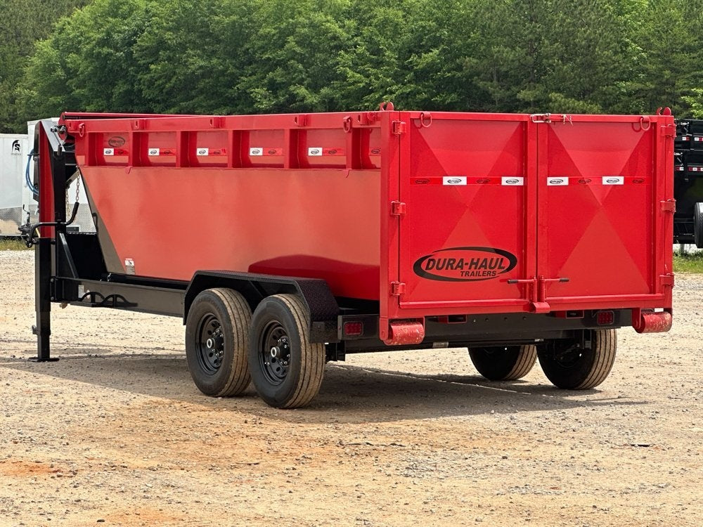 Dura Haul 16' GN Roll Off Bundle (2) 8k Axles + 3 Bins w/ 4' Walls - Roll Off Packages/16' Gooseneck - Stryker Dealership Group