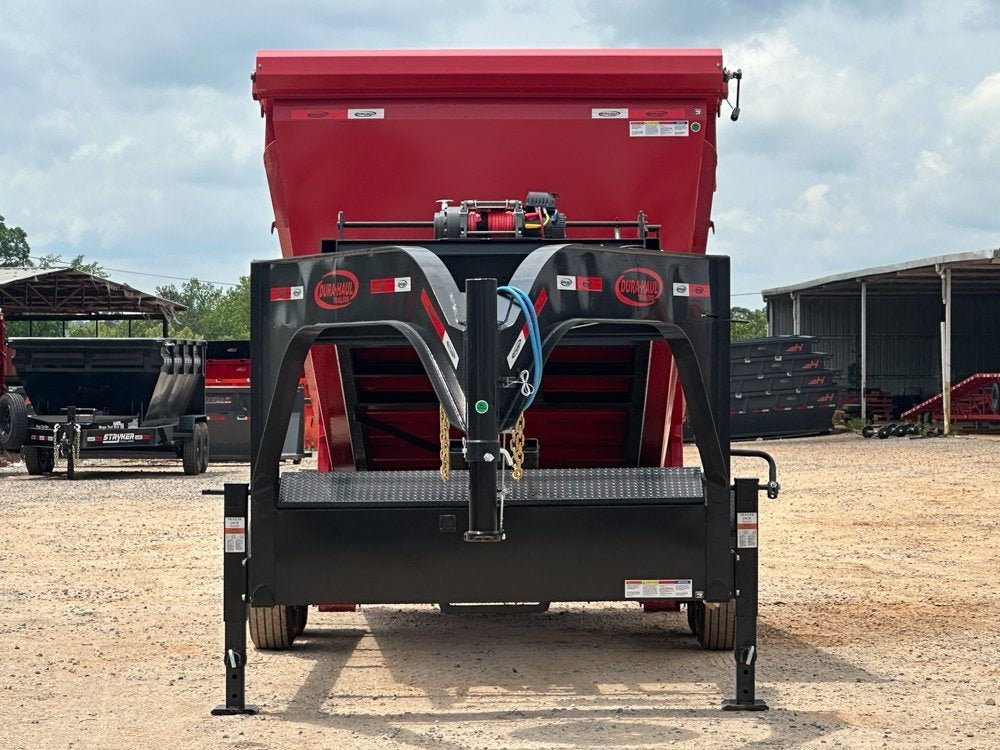 Dura Haul 16' GN Roll Off Bundle (2) 8k Axles + 3 Bins w/ 4' Walls - Roll Off Packages/16' Gooseneck - Stryker Dealership Group
