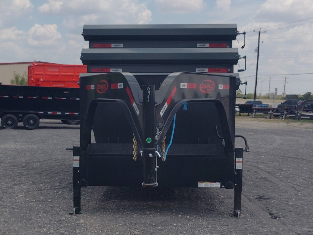 Dura Haul 16' GN Roll Off Bundle (2) 8k Axles + 3 Bins w/ 4' Walls - Roll Off Packages/16' Gooseneck - Stryker Dealership Group