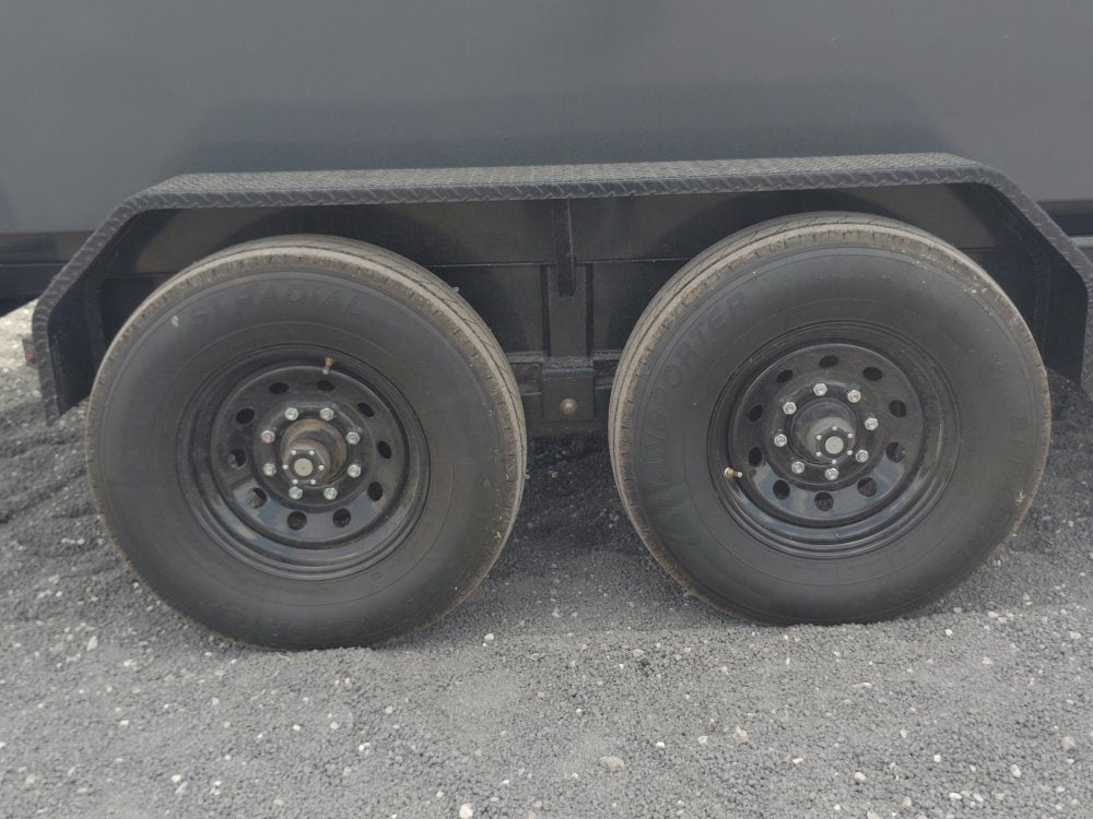 Dura Haul 16' GN Roll Off Bundle (2) 8k Axles + 3 Bins w/ 4' Walls - Roll Off Packages/16' Gooseneck - Stryker Dealership Group