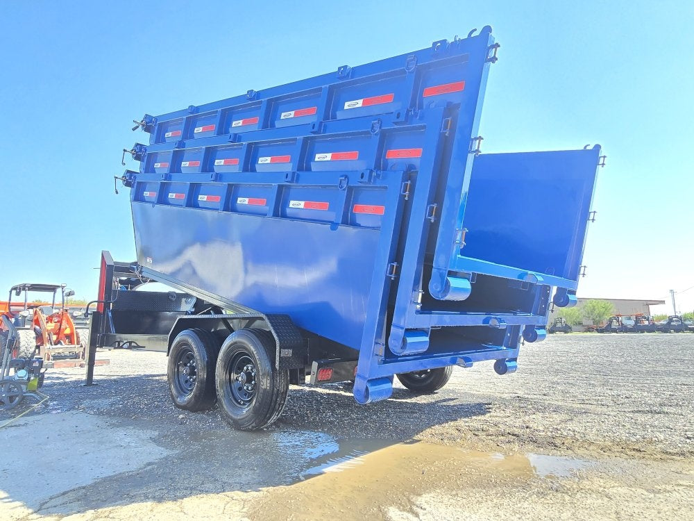 Dura Haul 16' GN Roll off Bundle (2) 8k Axles + 3 Bins w/ 4' Walls - Roll Off Packages/RO 16' Gooseneck - Stryker Dealership Group