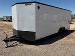 8.5 x 24 Outback DLX Flat Top V Nose Car Hauler (2) - 5200 lbs Axles 146214