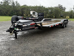 24' Horizon HET Bumper Pull Equipment Tilt Trailer Drive Over Fenders - (2) 10K Axles 019987