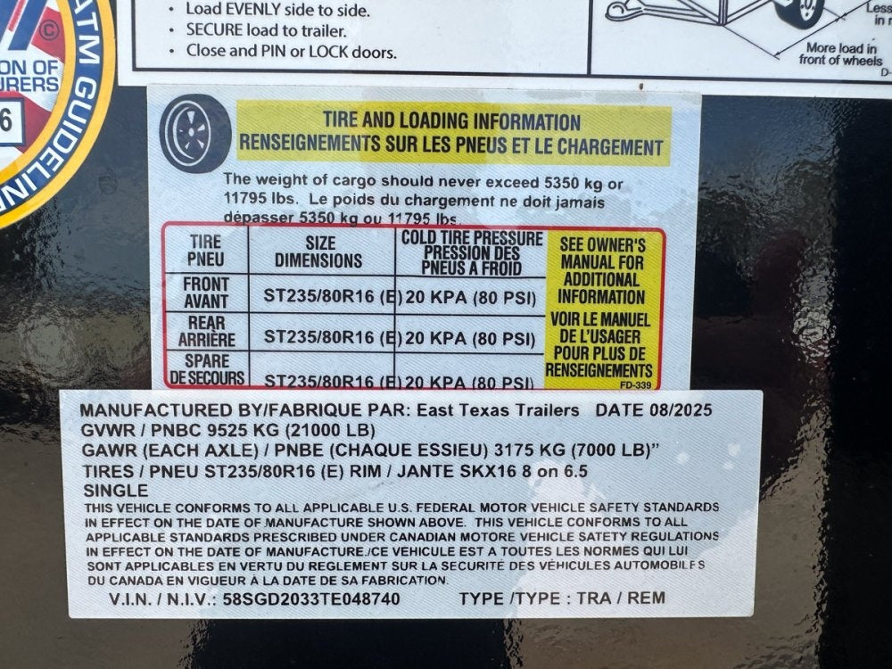East Texas 20' GN Roll Off Base (3) 7k Axles - Roll Off Base Trailer/RO 20' Gooseneck - Stryker Dealership Group