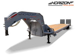 40' Horizon FHZ Gooseneck Dual Wheel Deckover Trailer Mega Ramps - (2) 12K Axles 015676