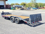 EHZ 20' x 83" BP EQUIPMENT TRAILER (2) 7K Axles, Mega Ramps, 14 Ply Tires 13435 - Stryker Dealership Group