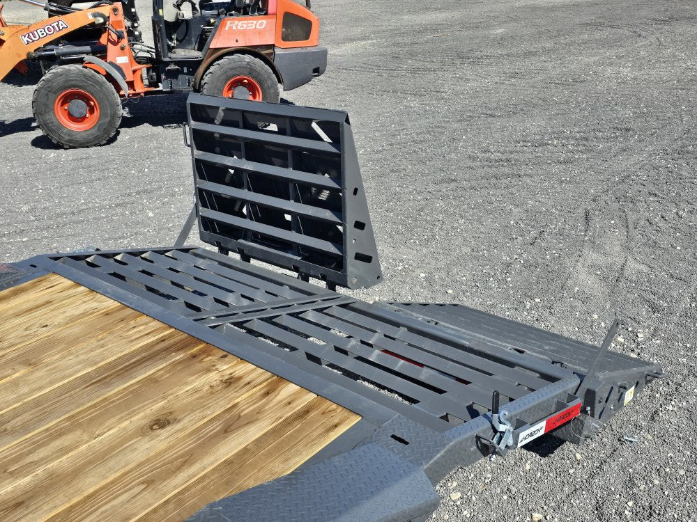 EHZ 20' x 83" BP EQUIPMENT TRAILER (2) 7K Axles, Mega Ramps, 14 Ply Tires 13435 - Stryker Dealership Group