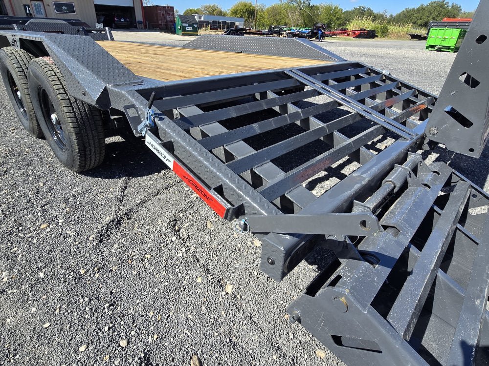 EHZ 20' x 83" BP EQUIPMENT TRAILER (2) 7K Axles, Mega Ramps, 14 Ply Tires 13435 - Stryker Dealership Group