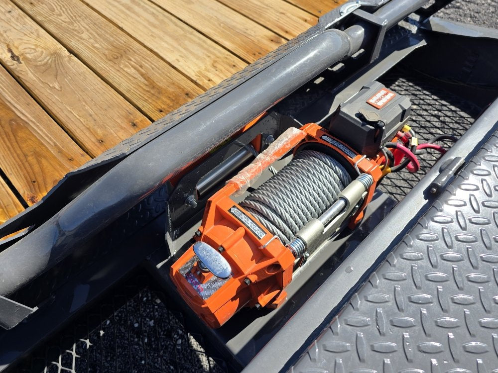 EHZ 20' x 83" BP EQUIPMENT TRAILER (2) 7K Axles, Mega Ramps, 14 Ply Tires - Equipment Trailers - Stryker Dealership Group