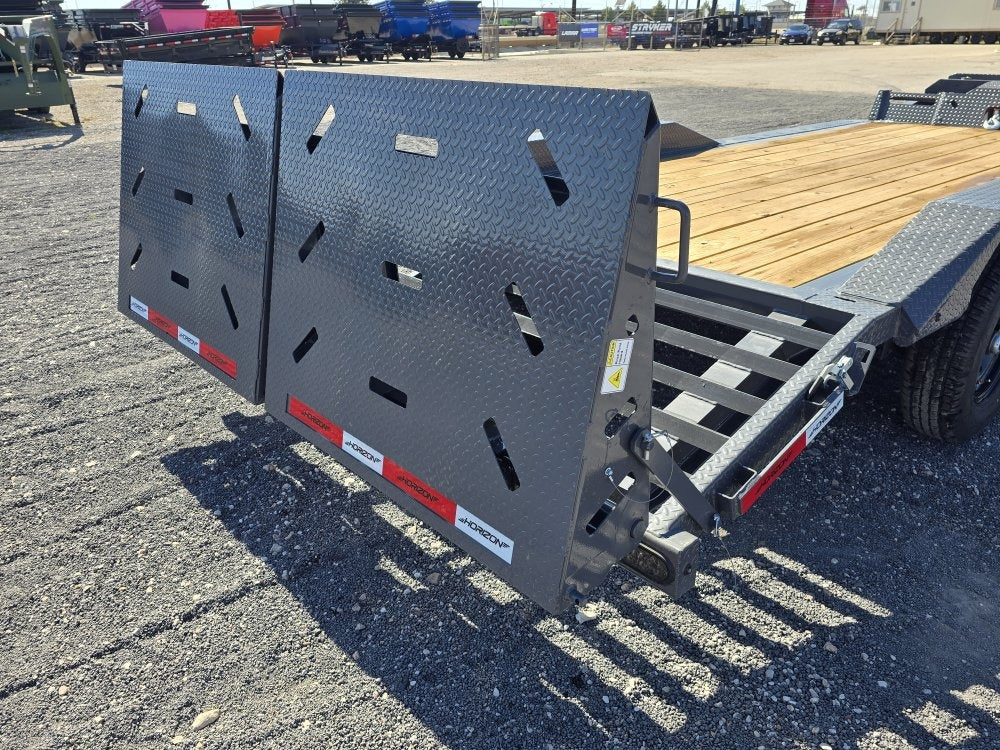 EHZ 20' x 83" BP EQUIPMENT TRAILER (2) 7K Axles, Mega Ramps, 14 Ply Tires - Equipment Trailers - Stryker Dealership Group