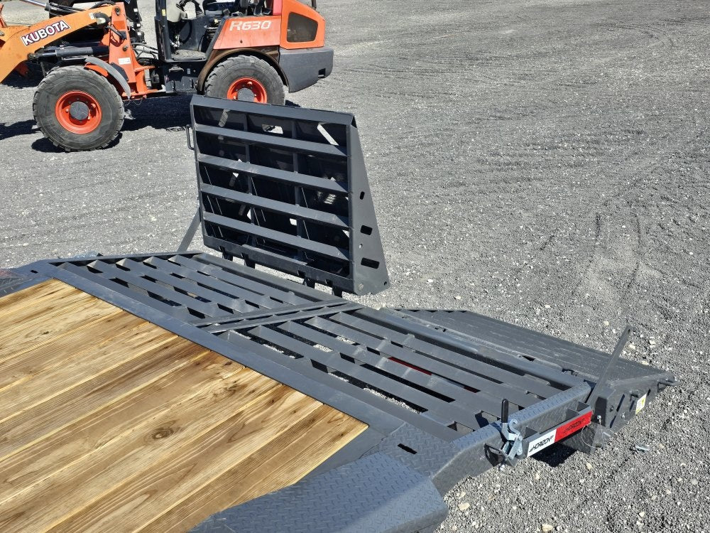 EHZ 20' x 83" BP EQUIPMENT TRAILER (2) 7K Axles, Mega Ramps, 14 Ply Tires - Equipment Trailers - Stryker Dealership Group