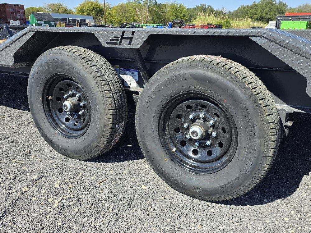 EHZ 20' x 83" BP EQUIPMENT TRAILER (2) 7K Axles, Mega Ramps, 14 Ply Tires - Equipment Trailers - Stryker Dealership Group