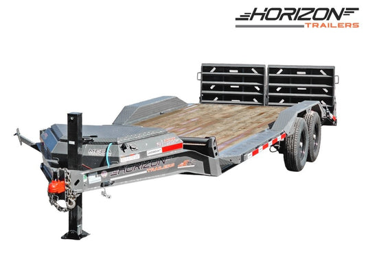 EHZ 20' x 83" BP EQUIPMENT TRAILER (2) 7K Axles, Mega Ramps, 14 Ply Tires - Equipment Trailers - Stryker Dealership Group