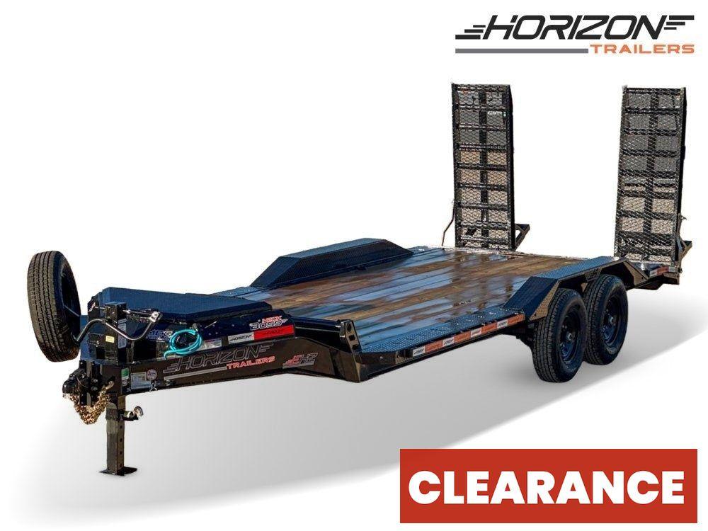 EHZ 20' x 83" BP EQUIPMENT TRAILER (2) 7K Axles, Stand Up Ramps, 14 Ply Tires - Low Profile Equipment Trailers - Equipment Trailers - Stryker Dealership Group