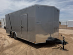 8.5 x 20 DX 7K Flat Top V Nose Car Hauler (2) - 3500 lb Axles 149901