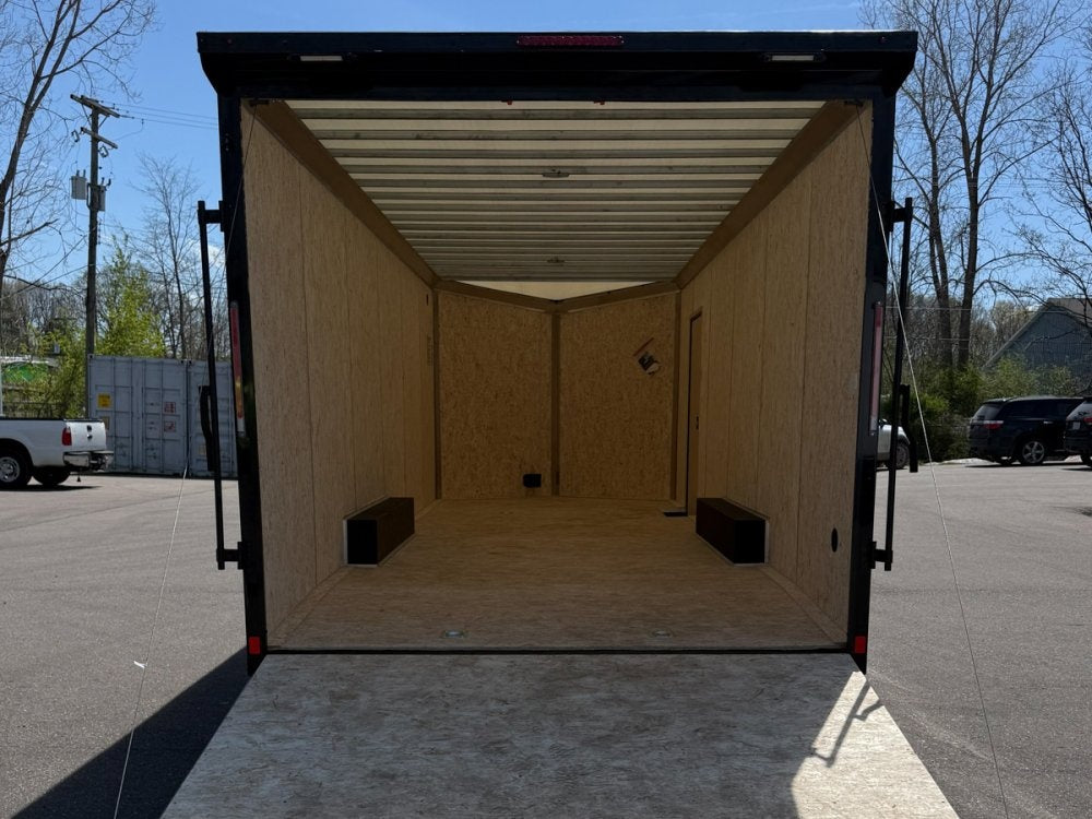 8.5 x 24 Look Trailers Element SE Flat Top V Nose Enclosed Trailer - (2) 5.2k lb Axles 140442