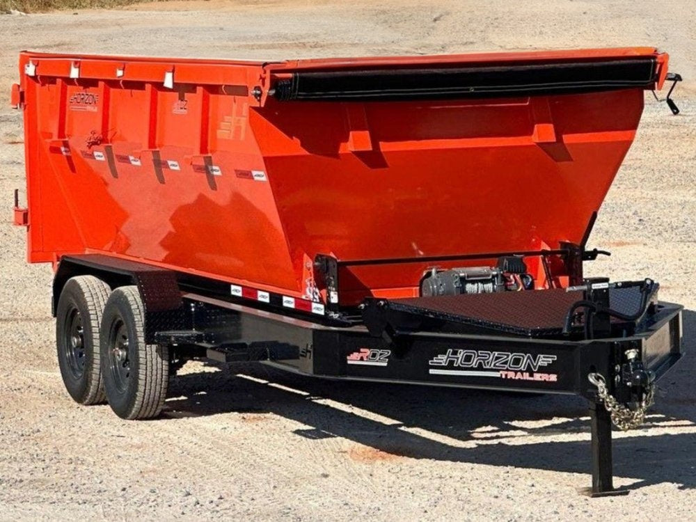 Horizon 14' RDZ BP Roll off Bundle (2) 7k Axles + Bin 4' Walls DZBP14