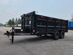 83"x16' Bumper Pull Dump Trailer 48" Sides - 16k GVWR 047576