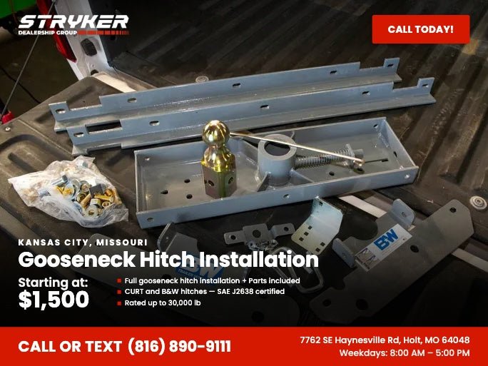 Gooseneck Hitch Installation - Stryker Dealership Group