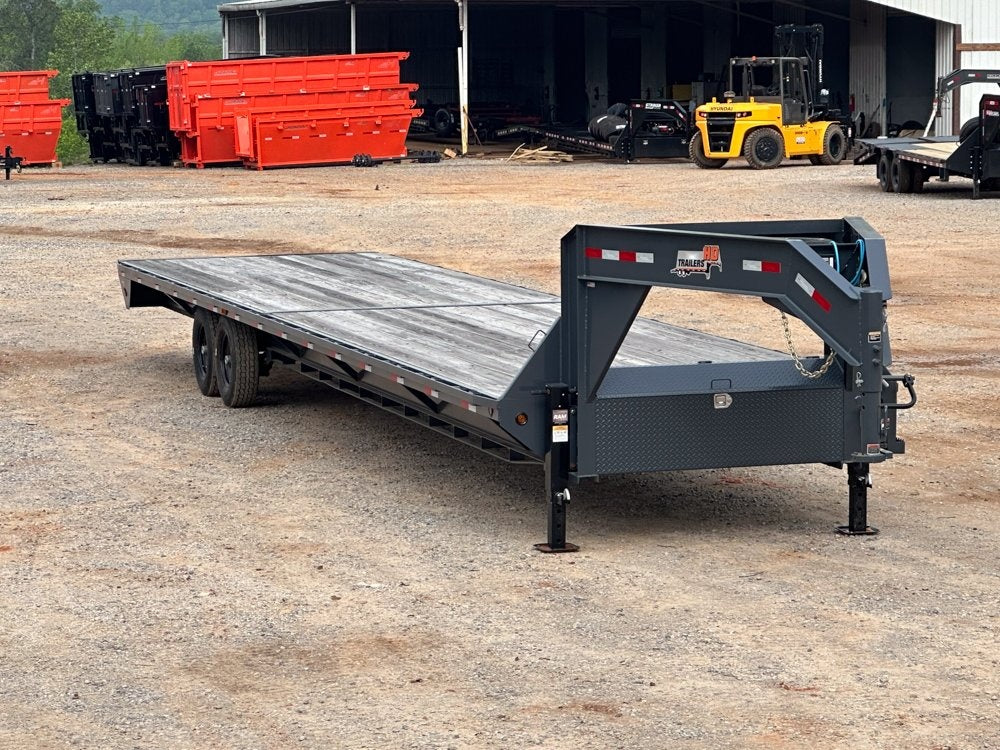 HD Trailers 40' Gooseneck ECO Straight Deck 2 7k Axles - Torque Tube - 14ply - Deckover Trailers/Hotshot - Stryker Dealership Group