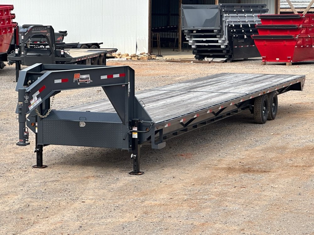 HD Trailers 40' Gooseneck ECO Straight Deck 2 7k Axles - Torque Tube - 14ply - Deckover Trailers/Hotshot - Stryker Dealership Group