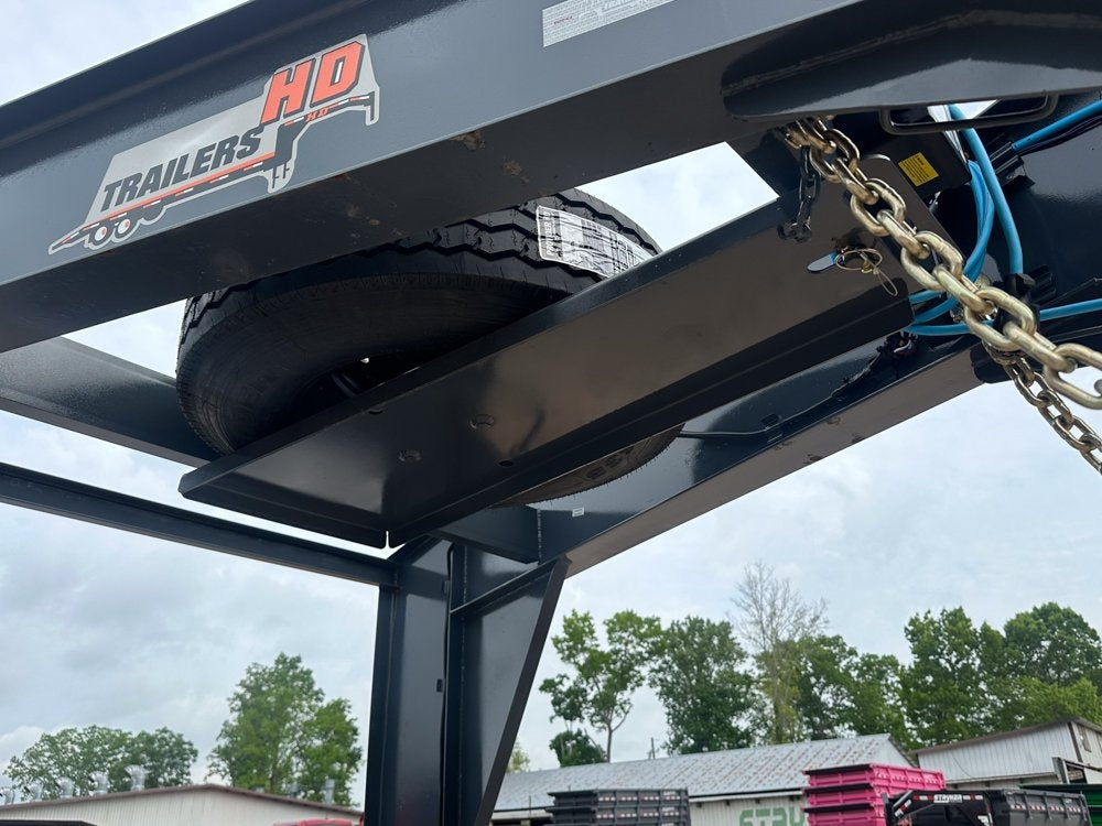 HD Trailers 40' Gooseneck ECO Straight Deck 2 7k Axles - Torque Tube - 14ply - Deckover Trailers/Hotshot - Stryker Dealership Group
