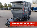 Horizon 14' RDZ BP Roll off Bundle (2) 7k Axles + 2 Bins w/ 6' Walls 017793 - Stryker Dealership Group