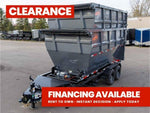 Horizon 14' RDZ BP Roll off Bundle (2) 7k Axles + 2 Bins w/ 6' Walls 017793 - Stryker Dealership Group