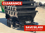 Horizon 14' RDZ BP Roll off Bundle (2) 7k Axles + 3 Bins w/ 4' Walls 017793 - Stryker Dealership Group