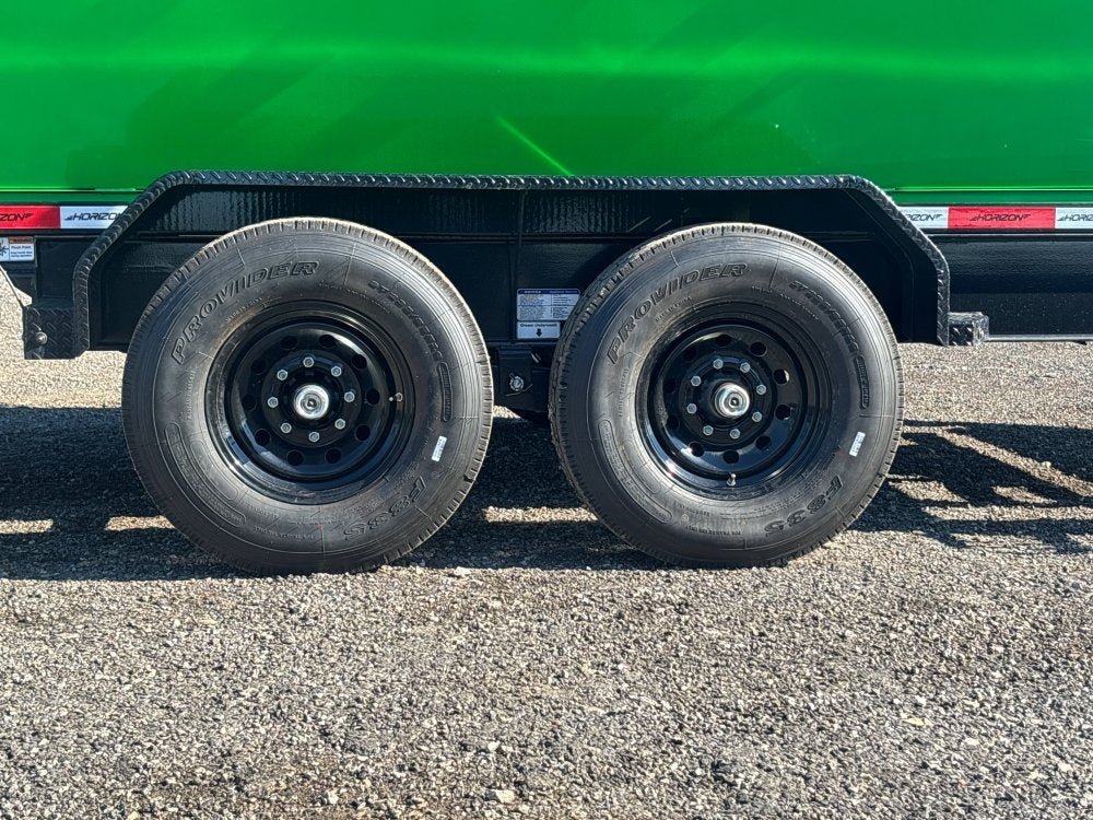 Horizon 14' RDZ BP Roll off Bundle (2) 7k Axles + 3 Bins w/ 4' Walls 9579 - Stryker Dealership Group