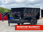 Horizon 14' RDZ GN Roll off Bundle (2) 7k Axles + 3 Bins w/ 4' Walls 013108 - Stryker Dealership Group