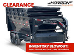 Horizon 14' RDZ GN Roll off Bundle (2) 7k Axles + 3 Bins w/ 4' Walls 3358 - B - Stryker Dealership Group