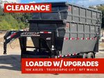 Horizon 16' HRD GN Roll off Bundle (2) 10k Axles + 2 Bins w/ 6' Walls 016076 - Stryker Dealership Group