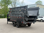 Horizon 16' HRD GN Roll off Bundle (2) 10k Axles + 3 Bins w/ 4' Walls 014954 - Stryker Dealership Group